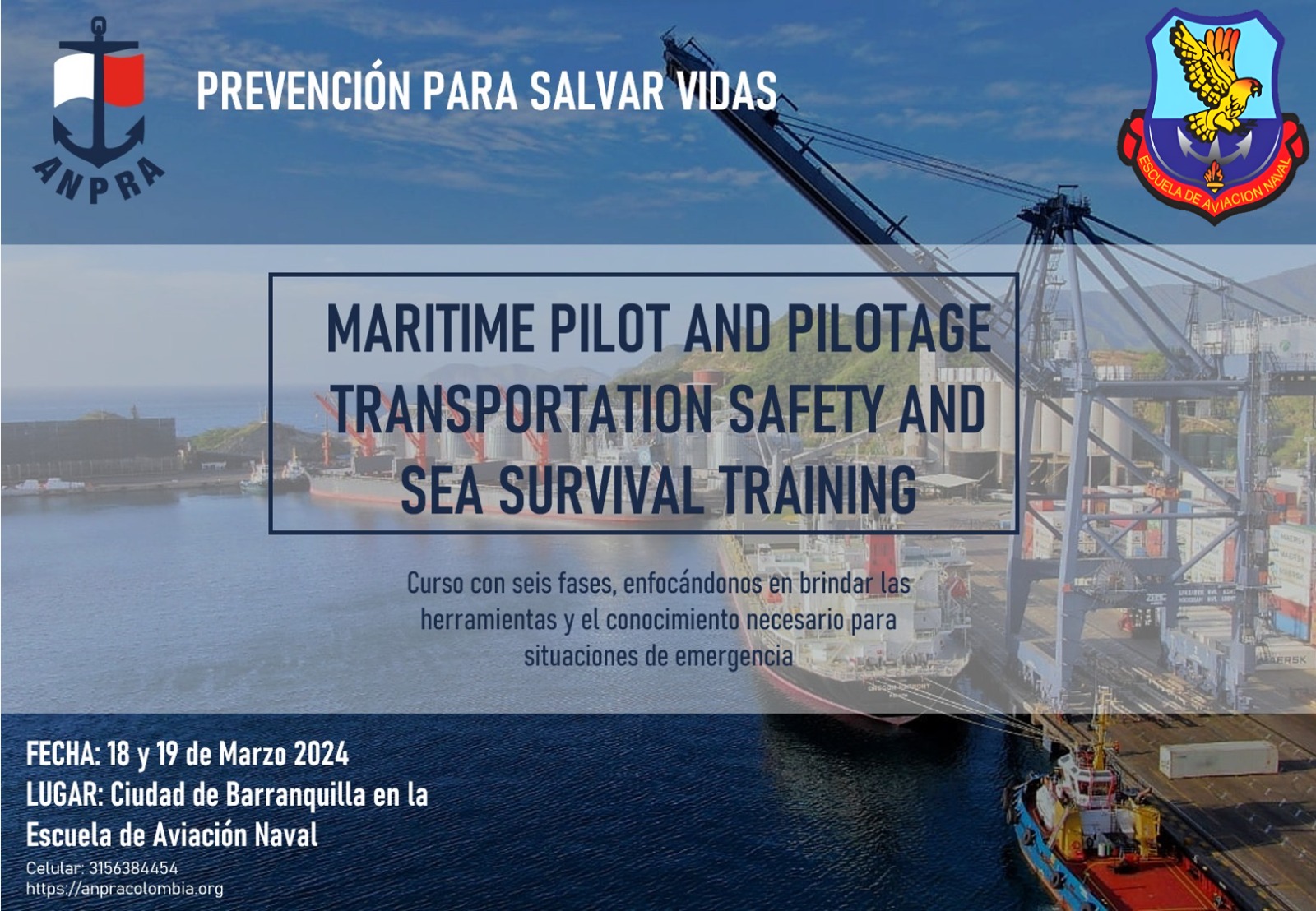 Lee más sobre el artículo ANPRA Presenta su Segundo Curso Especializado en Seguridad Marítima